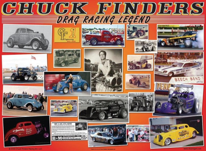 Chuck Finders Drag Racing Legend